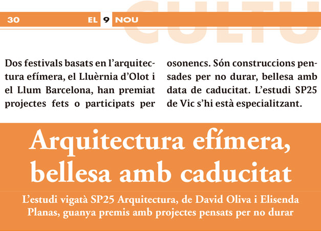El 9 NOU Bellesa amb caducitat
